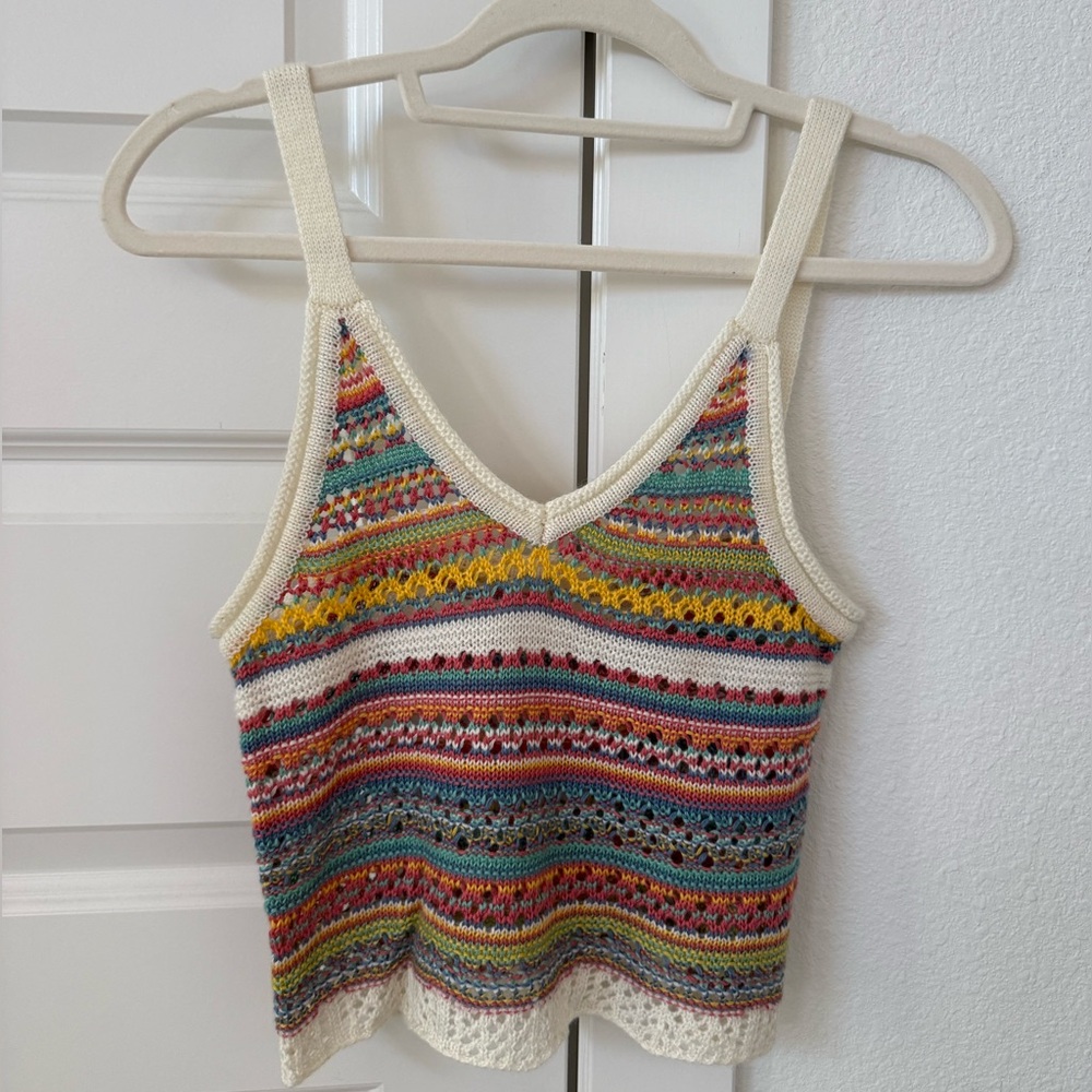 Altar'd State Colorful Knit Camisole